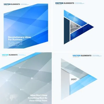 Abstract vector design elements for graphic layout. Modern business background Illustrazione stock