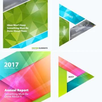 Abstract vector design elements for graphic layout. Modern business background Stockillustratie