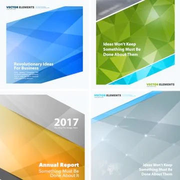 Abstract vector design elements for graphic layout. Stock Illustration