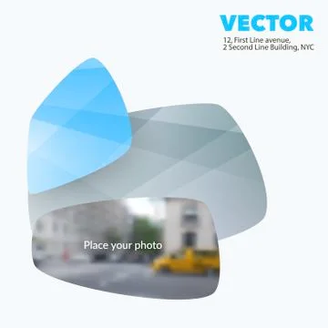 Abstract vector design elements for graphic layout. Modern business background Stock Illustration