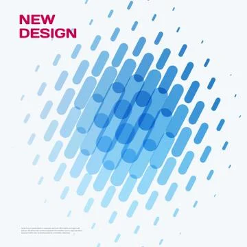 Abstract vector design elements for graphic layout. Illustrazione stock