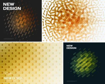 Abstract vector design elements for graphic layout. Stock Illustration