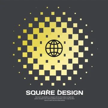 Abstract vector design elements for graphic layout. Stock Illustration