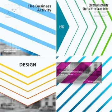 Abstract vector design elements for graphic layout Stockillustratie