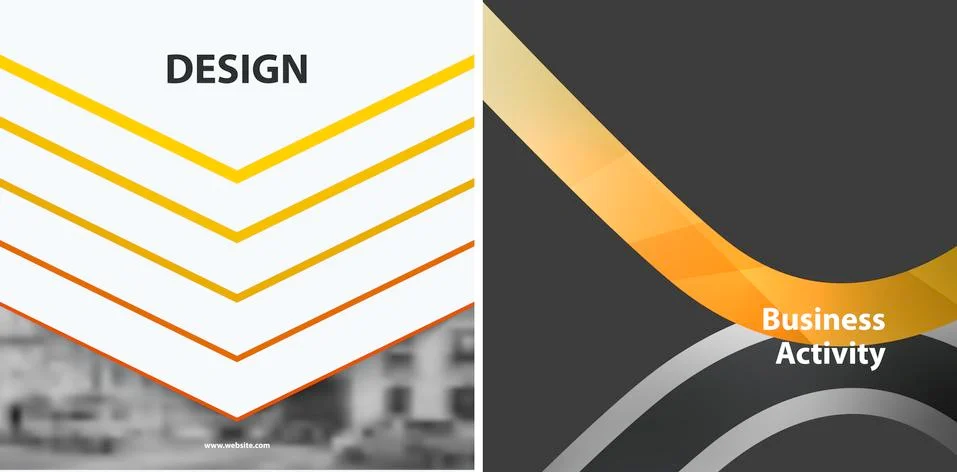 Abstract vector design elements for graphic layout Stockillustratie