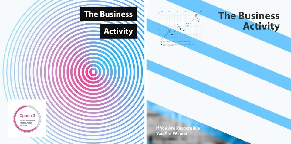 Abstract vector design elements for graphic layout. Illustrazione stock