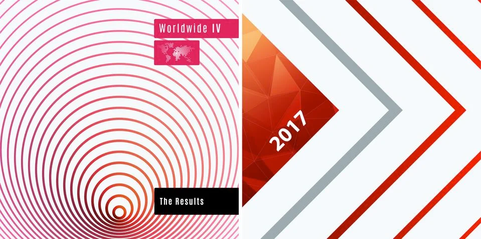 Abstract vector design elements for graphic layout. Illustrazione stock