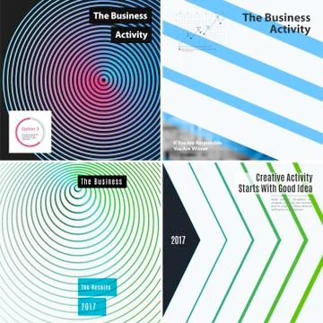 Abstract vector design elements for graphic layout. Illustrazione stock