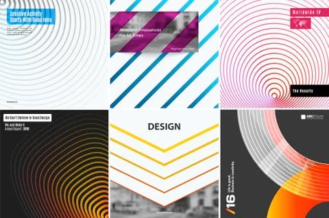 Abstract vector design elements for graphic layout. Stockillustratie