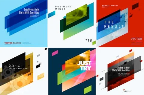 Abstract vector design elements for graphic layout 스톡 일러스트