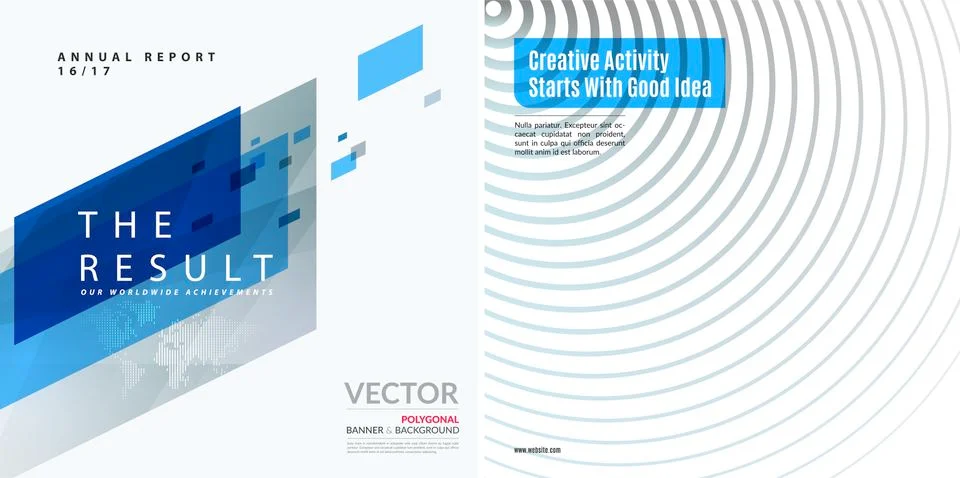 Abstract vector design elements for graphic layout Stock Illustration