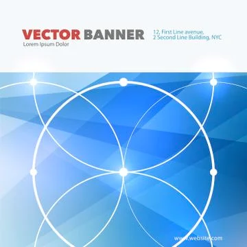 Abstract vector design elements for graphic layout. Stock Illustration