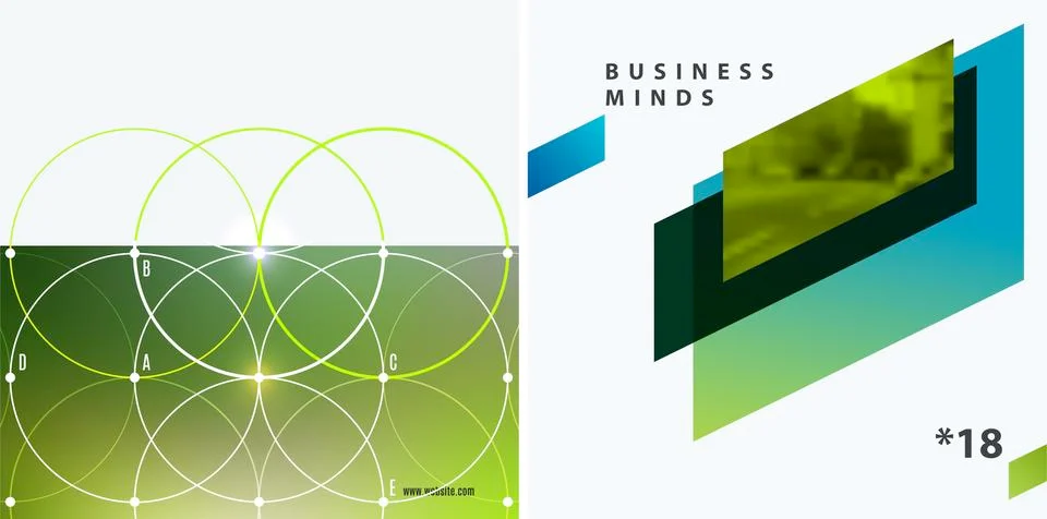 Abstract vector design elements for graphic layout. Stock Illustration