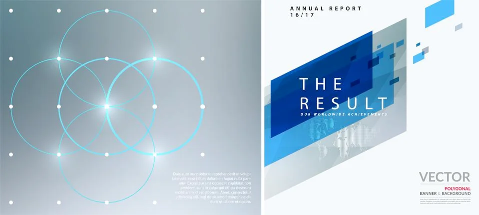 Abstract vector design elements for graphic layout. Stock Illustration