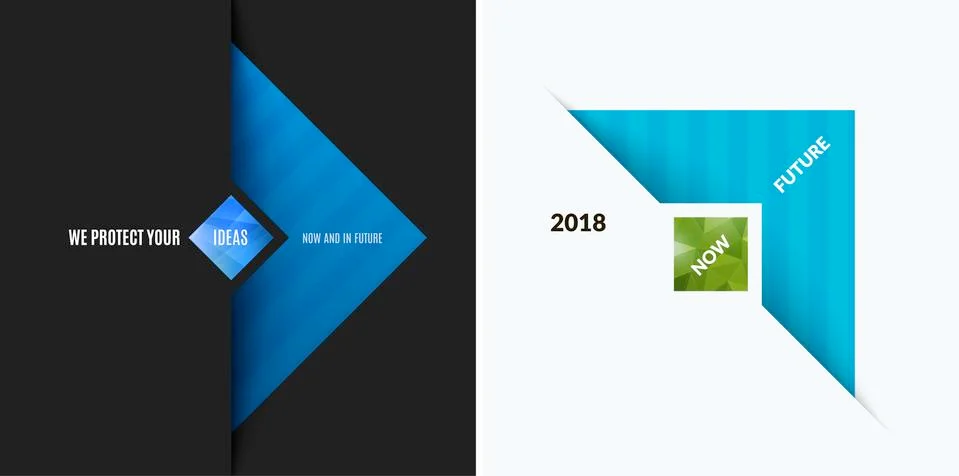 Abstract vector design elements for graphic layout Stock Illustration