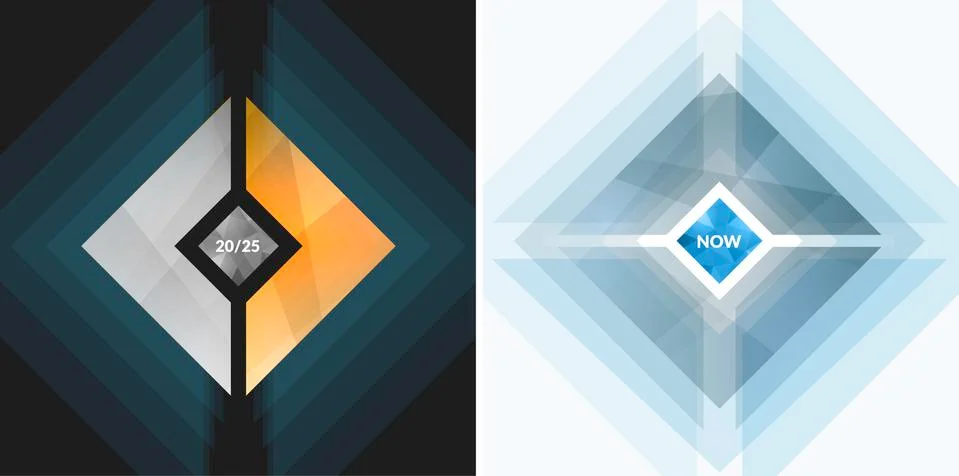 Abstract vector design elements for graphic layout Stock Illustration