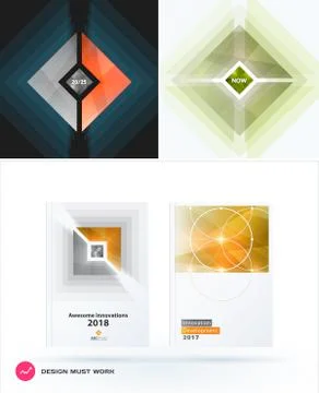 Abstract vector design elements for graphic layout 스톡 일러스트