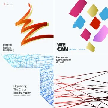 Abstract vector design elements for graphic template 스톡 일러스트