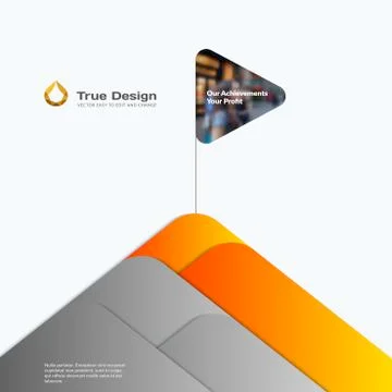 Abstract vector design elements for graphic template 스톡 일러스트