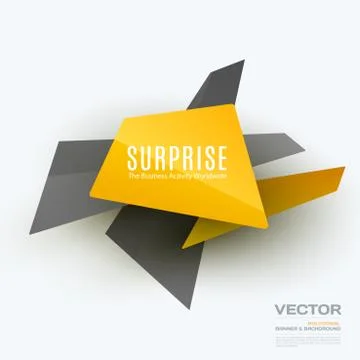 Abstract vector design elements for graphic template. Creative modern business Illustrazione stock