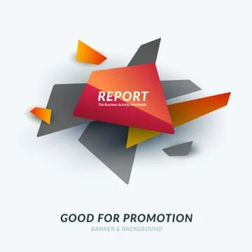 Abstract vector design elements for graphic template. Creative modern business 스톡 일러스트