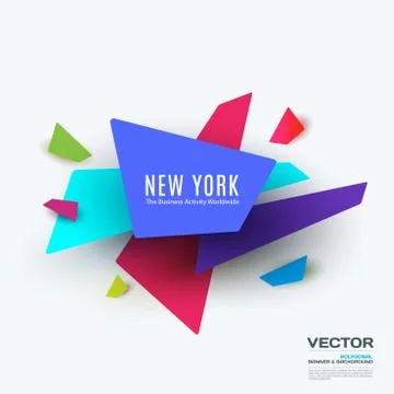 Abstract vector design elements for graphic template. Creative modern business Stock Illustration