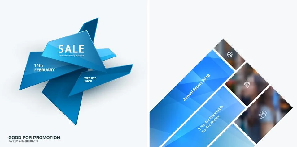 Abstract vector design elements for graphic template. Creative modern business Stock Illustration