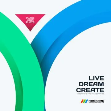 Abstract vector design elements for graphic template. Creative modern business 스톡 일러스트