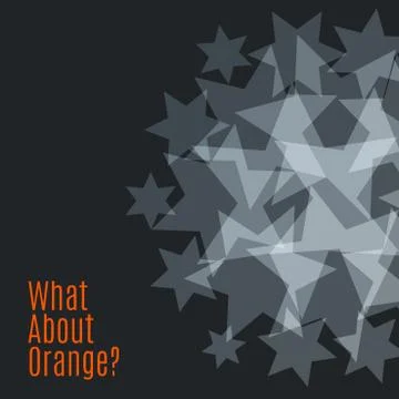 Abstract vector design elements with grey stars on black background 스톡 일러스트