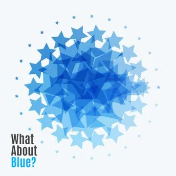 Abstract vector design elements with stars for fun Stock Illustration