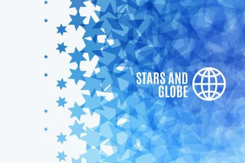 Abstract vector design elements with stars for fun Stock Illustration