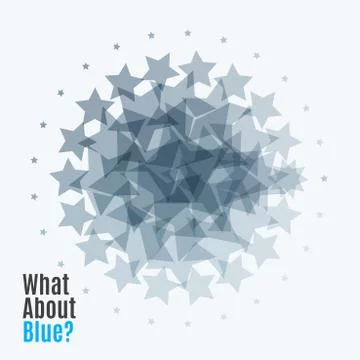 Abstract vector design elements with stars for fun Stock Illustration