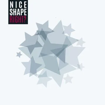 Abstract vector design elements with stars for fun Illustrazione stock