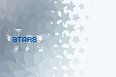 Abstract vector design elements with stars for fun Stock Illustration