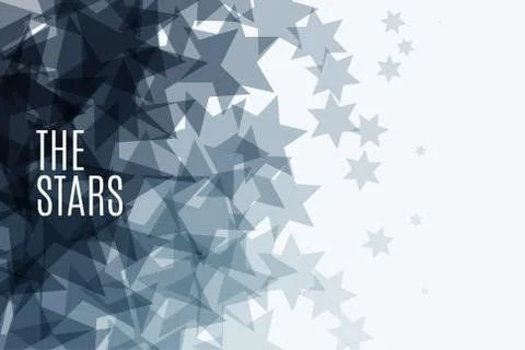 Abstract vector design elements with stars for fun Illustrazione stock