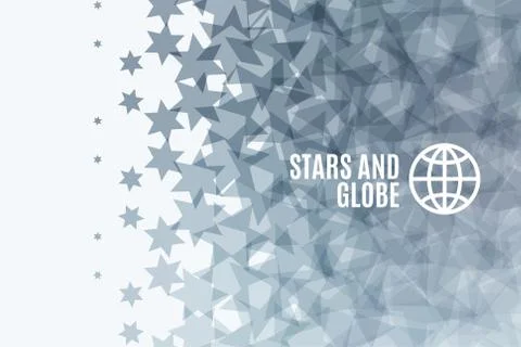 Abstract vector design elements with stars for fun Stock Illustration