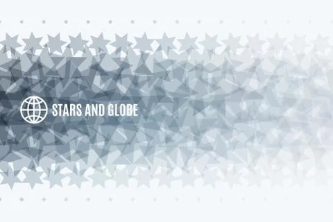 Abstract vector design elements with stars for fun Stock Illustration