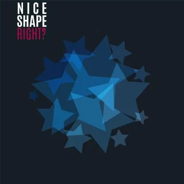 Abstract vector design elements with stars and black background 스톡 일러스트