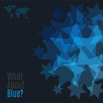 Abstract vector design elements with stars and black background Stock Illustration