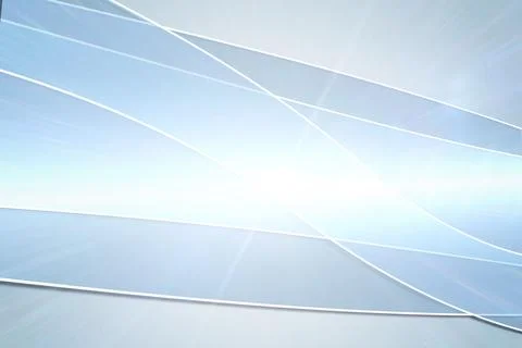 Abstract vector design is featuring central light burst and curved white lines Stock Photos