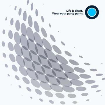 Abstract vector design grey round elements for graphic template Illustrazione stock