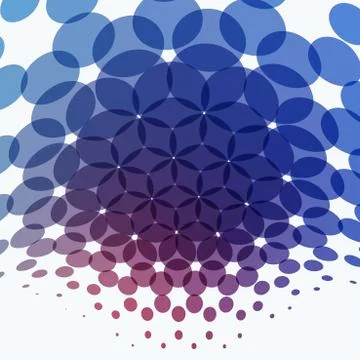 Abstract vector design round elements for graphic template Stock Illustration