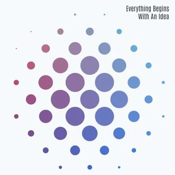 Abstract vector design round elements for graphic template Stock Illustration