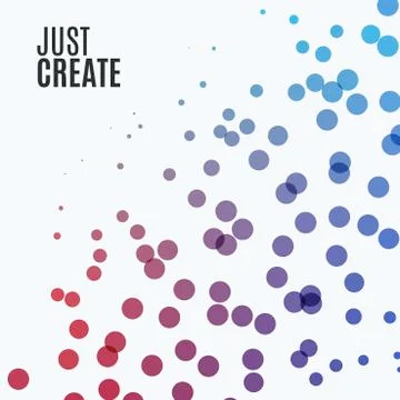 Abstract vector design round elements for graphic template Stock Illustration