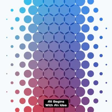 Abstract vector design round elements for graphic template Stock Illustration