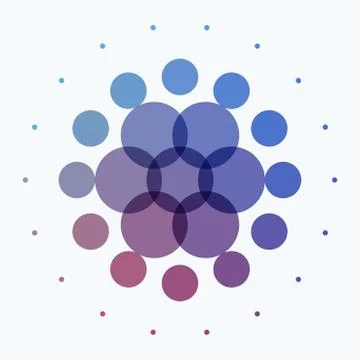 Abstract vector design round elements for graphic template 스톡 일러스트