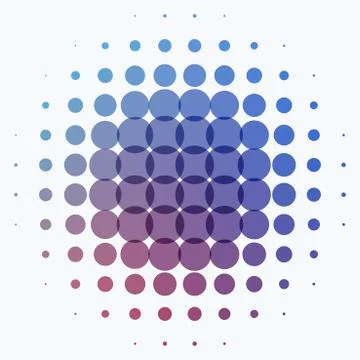 Abstract vector design round elements for graphic template Illustrazione stock