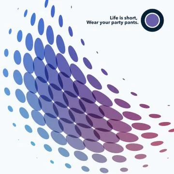 Abstract vector design round elements for graphic template Stock Illustration