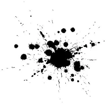 Abstract vector detailed artistic splash Stock Illustration