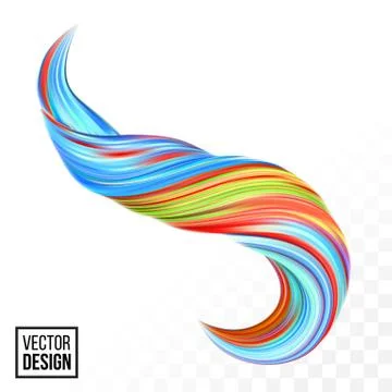 Abstract vector digital color paint background. Creative vivid 3d flow fluid  Illustrazione stock